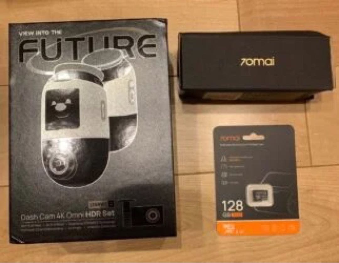 70mai 4K ドライブレコーダーSDカード　監視ケーブル付き