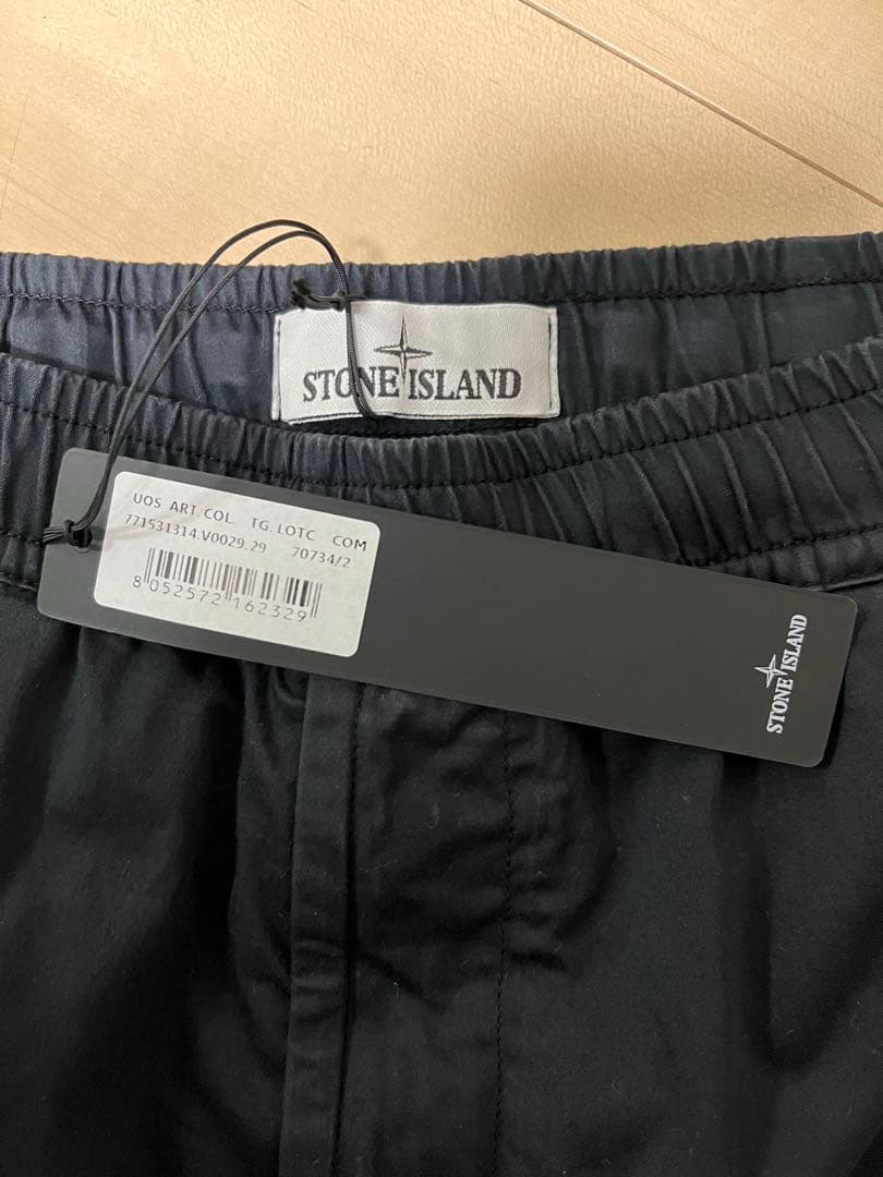 Stone  ストーンアイランド ブラック カーゴパンツ サイズ29