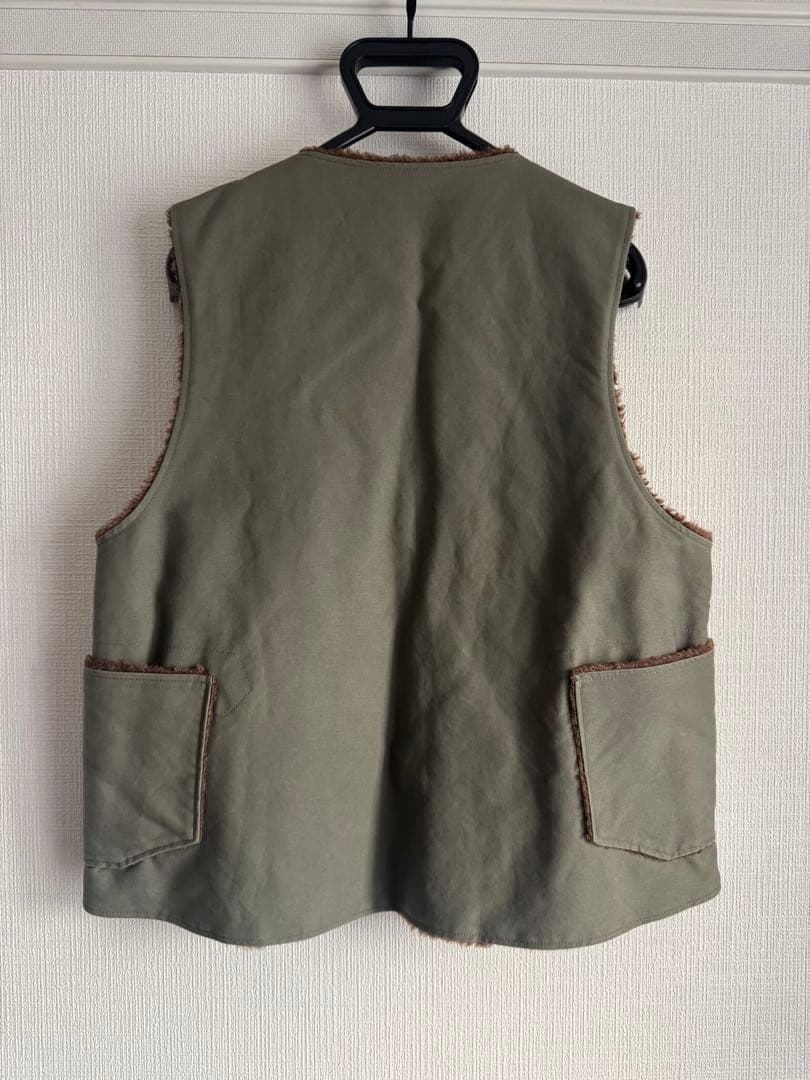 engineer garments / リバーシブルボアベスト