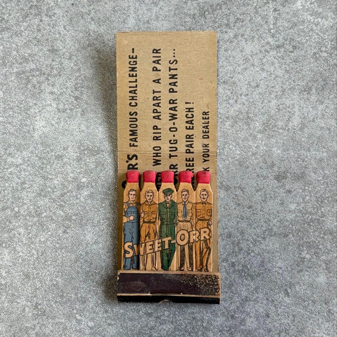 〜50s SWEET ORR スイートオール マッチカバー ワーク アンティーク