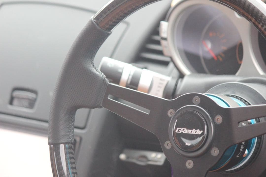 GReddy スポーツステアリングホイール リアルカーボン値段交渉します