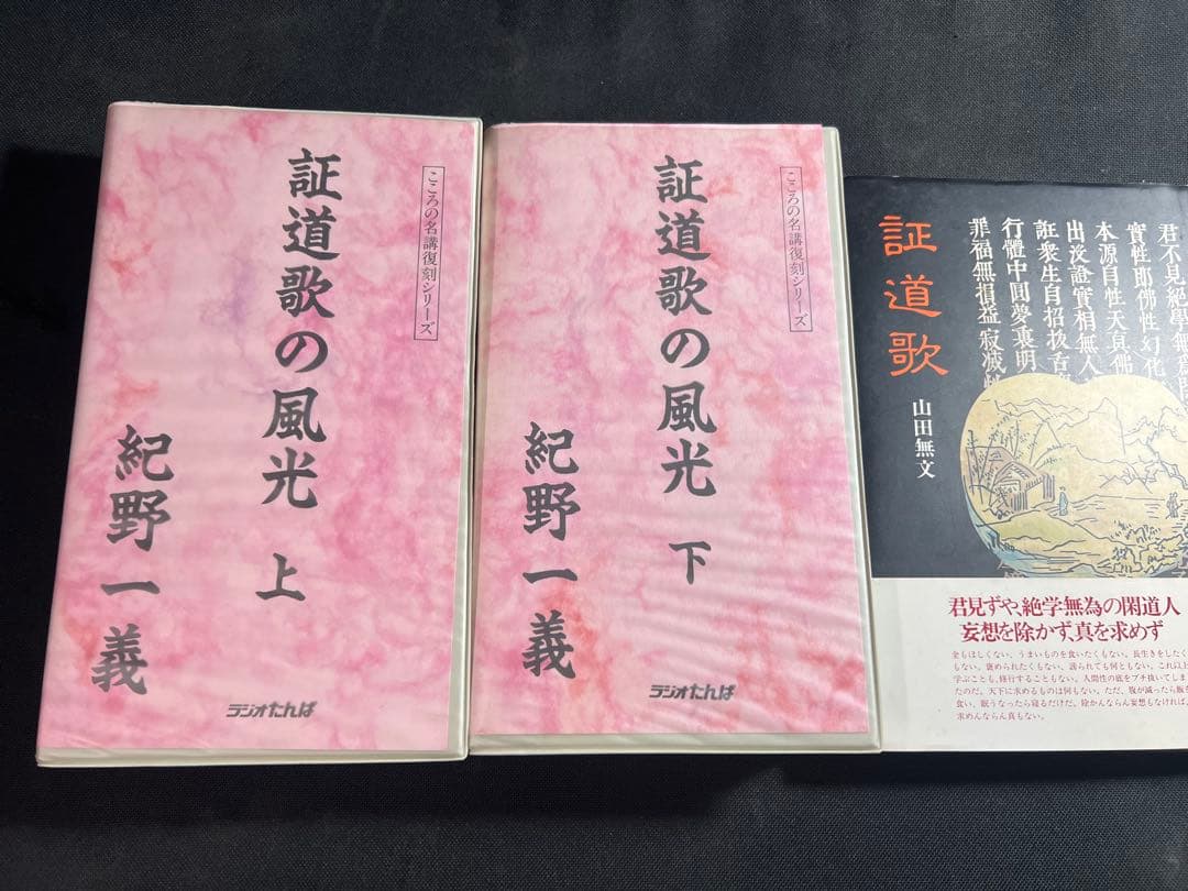 「証道歌の風光」紀野一義 カセットテープ 10巻セット 入手困難品◆禅 永嘉玄覚