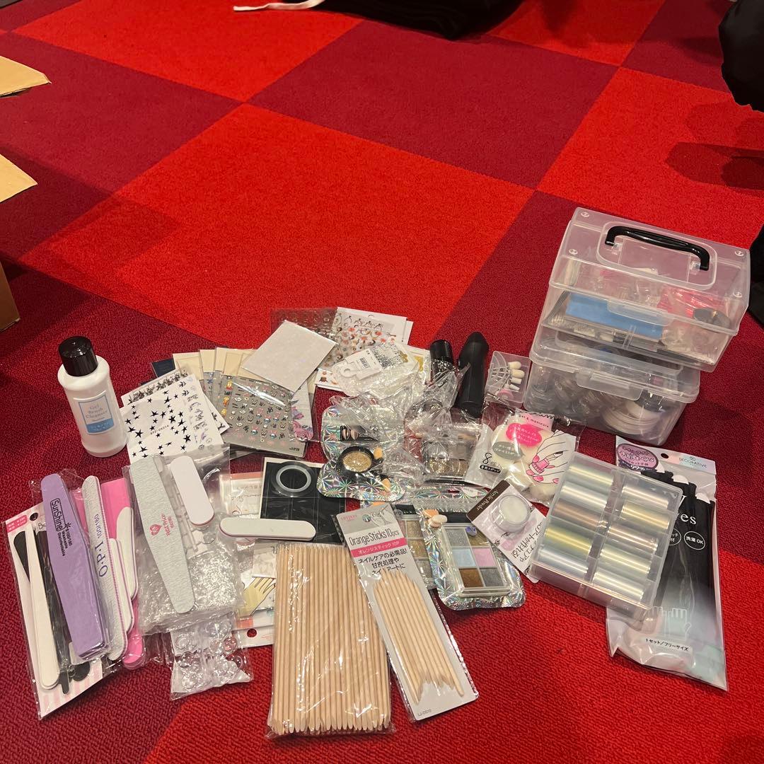 ジェルネイルカラー・ネイルケア用品セット