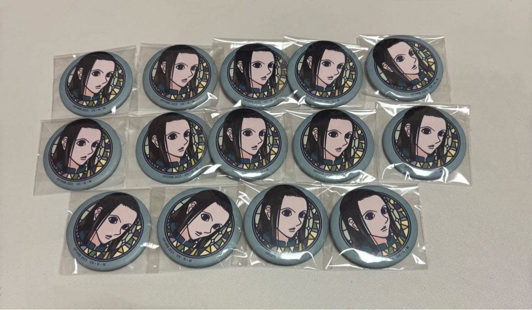 ハンターハンター 和紙缶バッジ イルミ