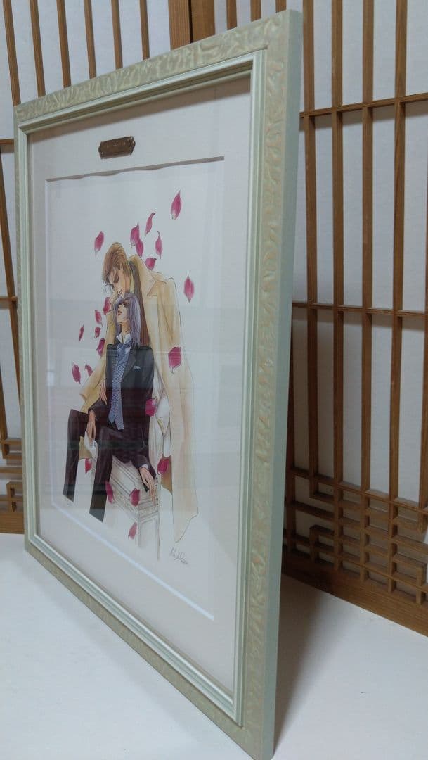 新品・未使用！版画アート イラストレーター・漫画家 沖麻実也の版画技法の作品！