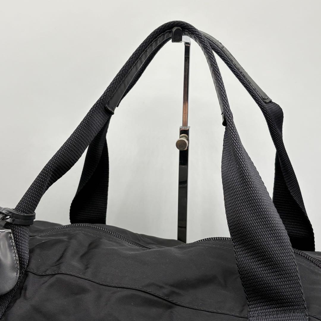 【雪中松柏様】PRADA ボストンバッグ ハンド トラベルバッグ 2way 黒