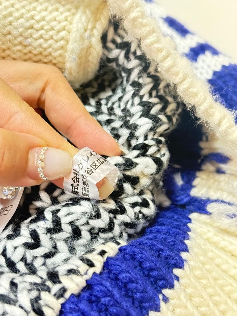 SEQUENZ スヌーピー柄 ニットセーター M