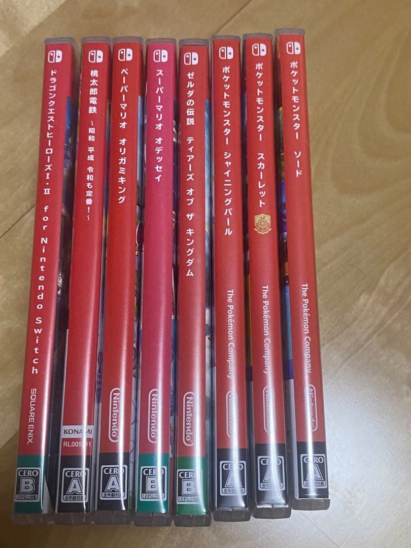 Switch ドラゴンクエストヒーロー1.2 ポケモン他　まとめて8本セット