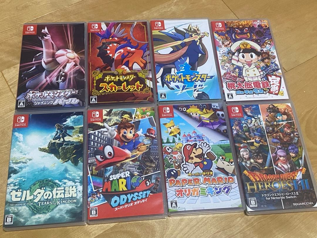 Switch ドラゴンクエストヒーロー1.2 ポケモン他　まとめて8本セット