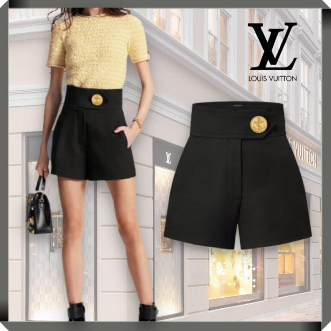 Louis Vuitton ブラックショートパンツ36