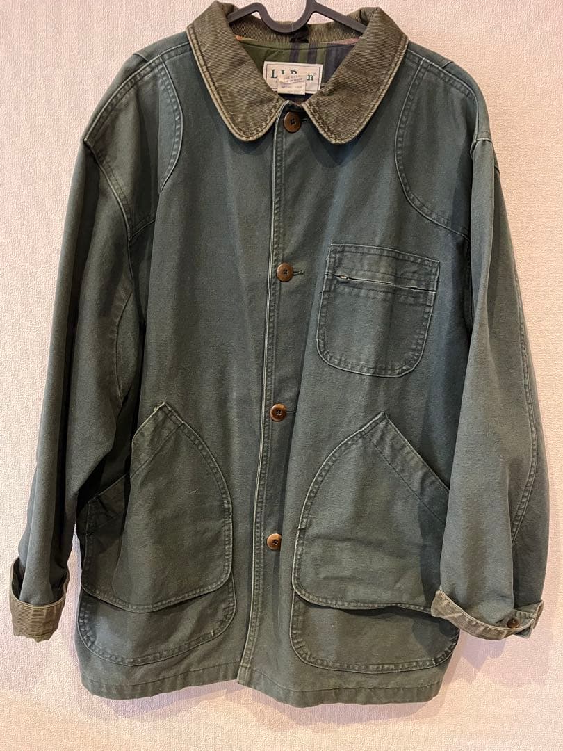 L.L.Bean メンズカバーオール グリーン