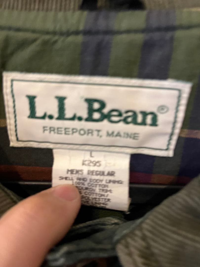 L.L.Bean メンズカバーオール グリーン