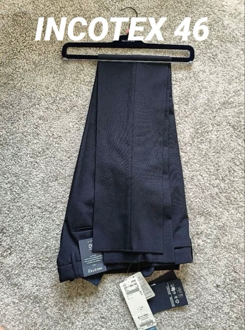 新品未使用　タグ付き　INCOTEX/スラックス ウール インコテックス　46
