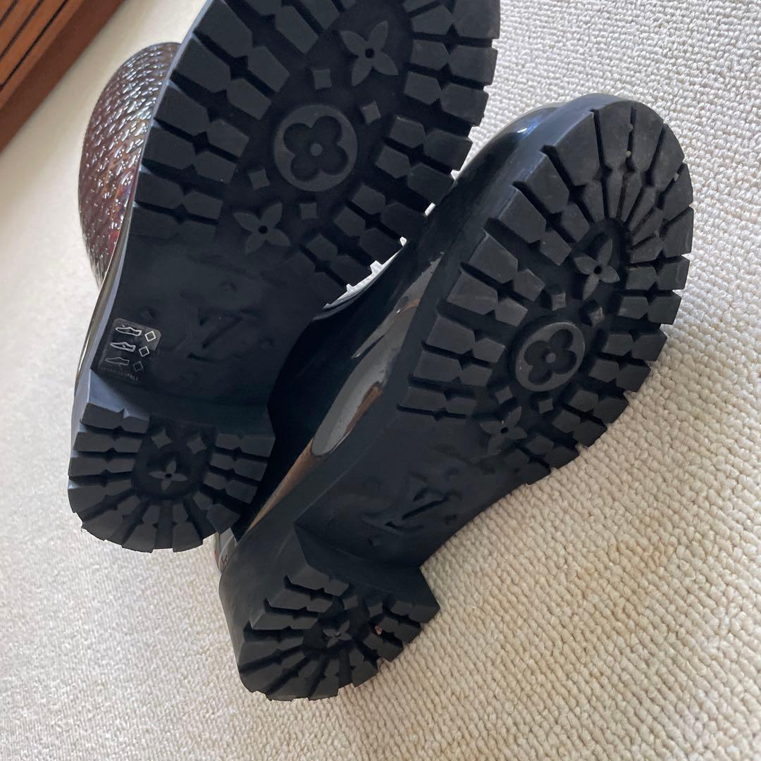 LOUIS VUITTON モノグラム柄レインブーツ（36サイズ）