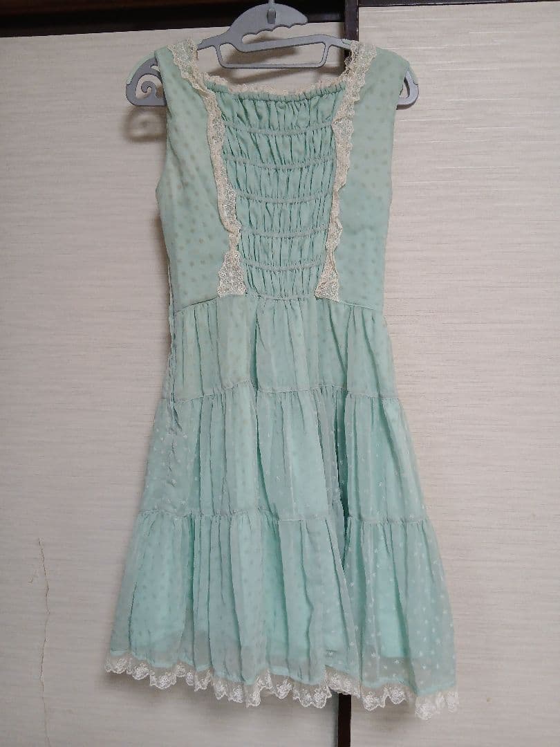 ２００８年 花柄フロッキージャンパースカート