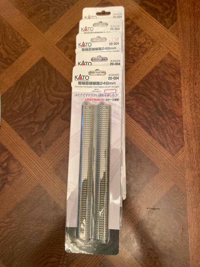 Nゲージ KATO ユニトラック　複線線路　新品　中古品　まとめて73本