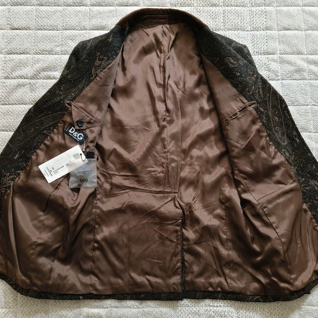 タグ付き ドルチェ＆ガッバーナ テーラードジャケット ペイズリー イタリア製