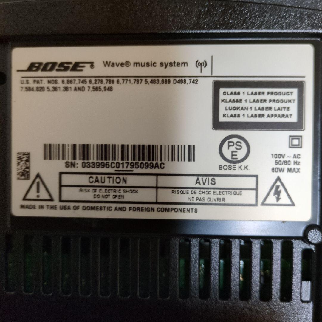Bose Wave Music System完動品純正リモコン電源コード取説