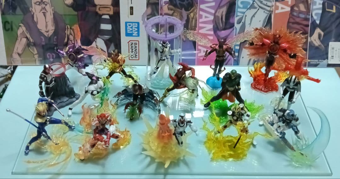 仮面ライダー　シチュエーション　特撮フィギュア 16体セット バンダイ