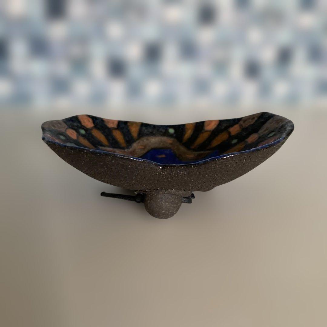 志村 観行＊海座工房＊カニ 飾り皿・豆皿