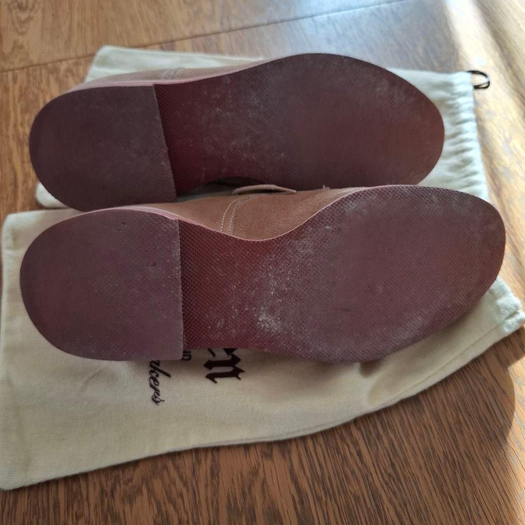 Alden スエード レースアップシューズ ベージュ