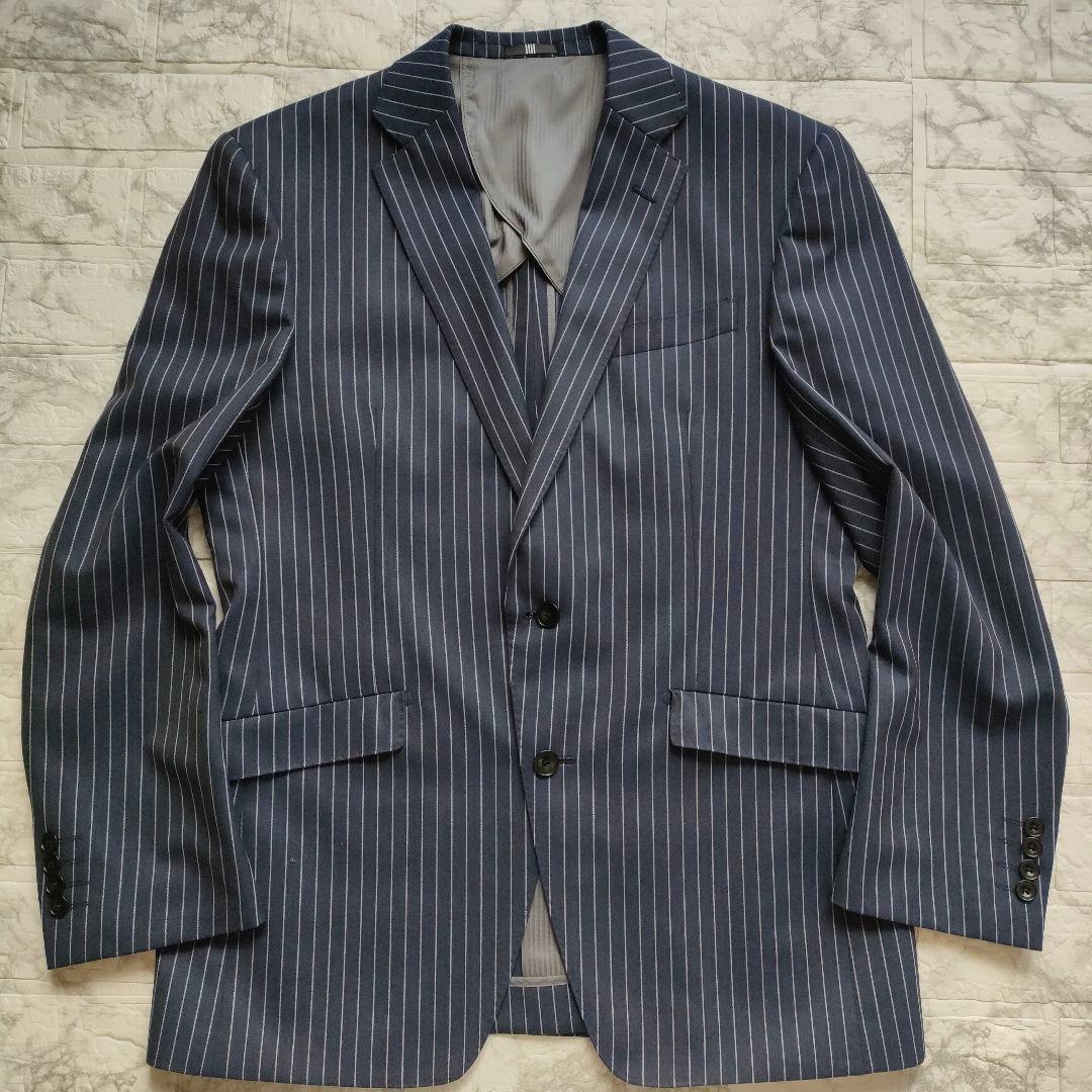 SUIT SELECT　3ピース　ストライプスーツセット　AB6