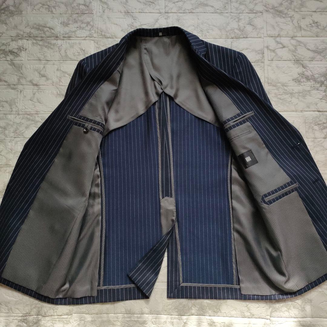 SUIT SELECT　3ピース　ストライプスーツセット　AB6