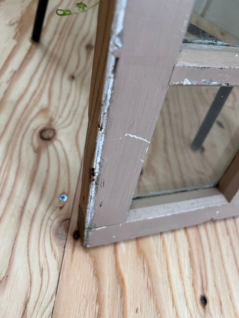 アンティークの窓(ガラス入り)