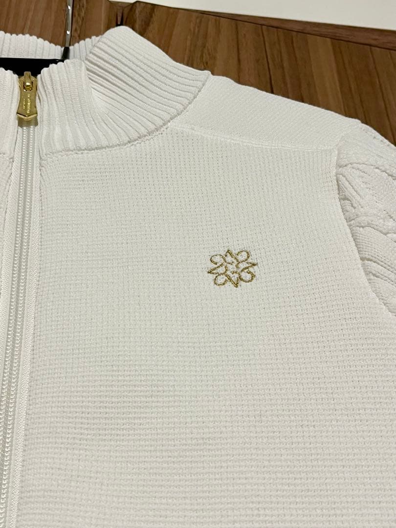 ST ANDREWS ニットブルゾン　ニットジャケット【クリーニング済み】