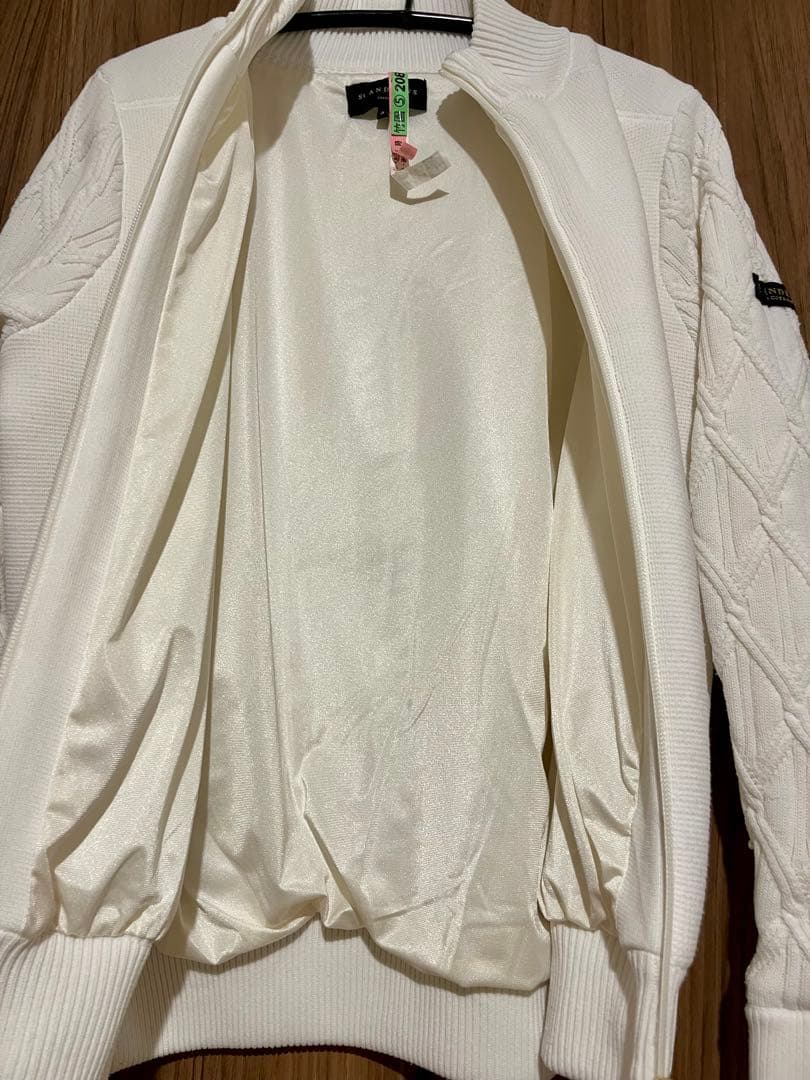 ST ANDREWS ニットブルゾン　ニットジャケット【クリーニング済み】