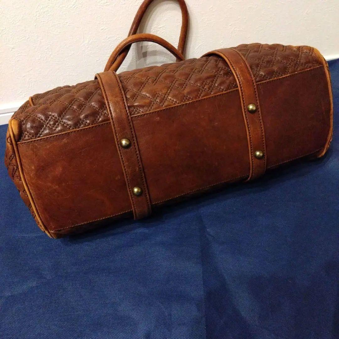 【まるぽち】【ドルチェ&ガッバーナ】ブラウン ボストンバッグ