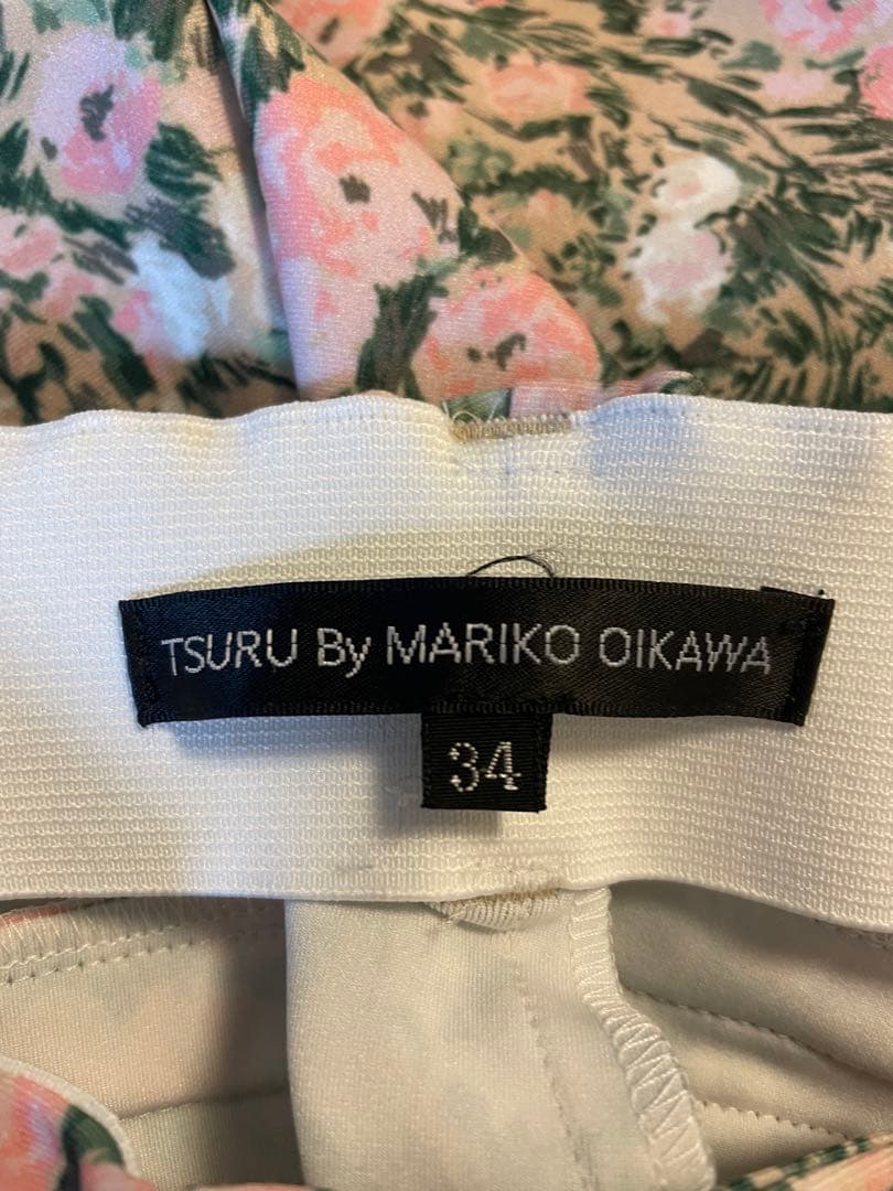 【お買い得‼︎】ツルバイマリコオイカワ/花柄パンツ/サイズ34