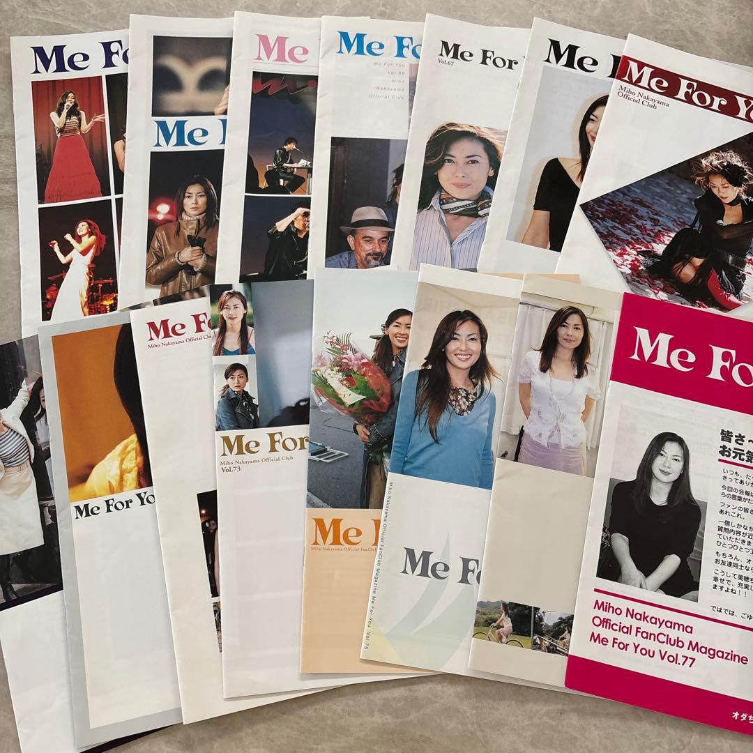 中山美穂 ファンクラブ Me For You 会報 33冊セット