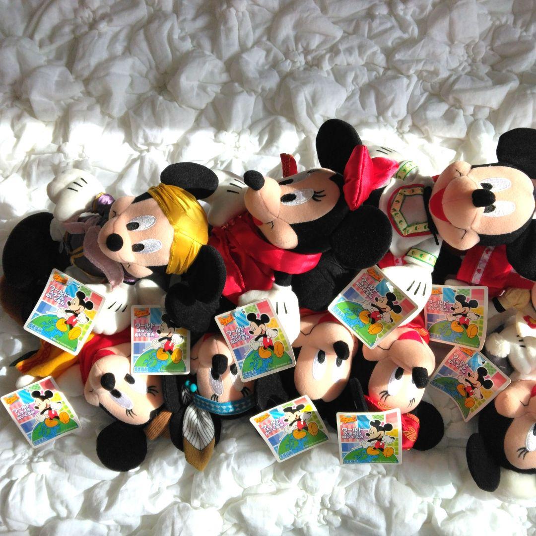 レトロ　32点　まとめ売り　ディズニー　ミッキー　ミニー　ぬいぐるみ　セット