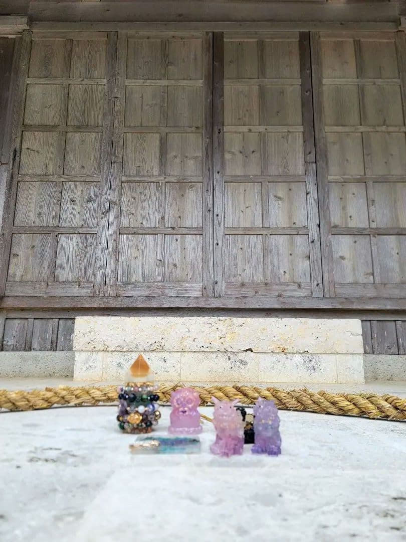 成功招来・双導シーサーセット価格オルゴナイト