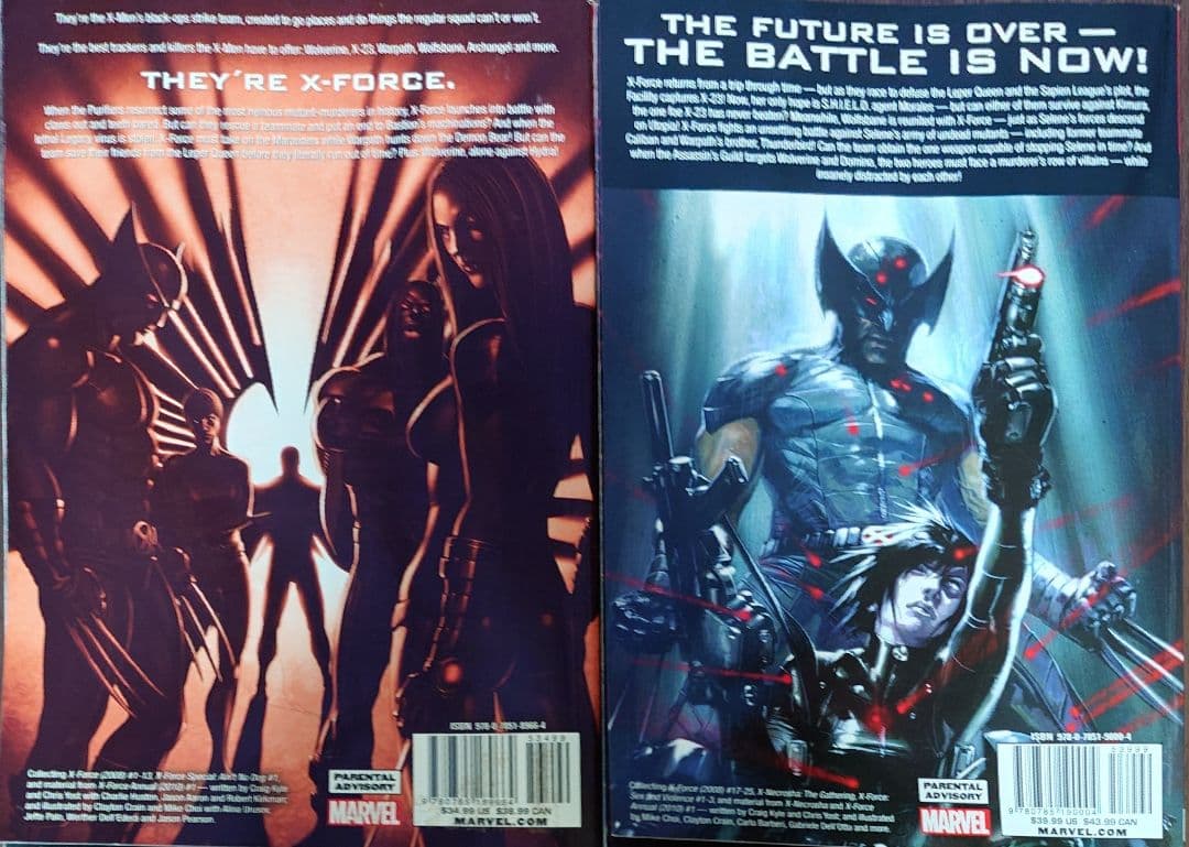 アメコミ　marvel　X-force　コンプリート　コレクション　2冊　セット