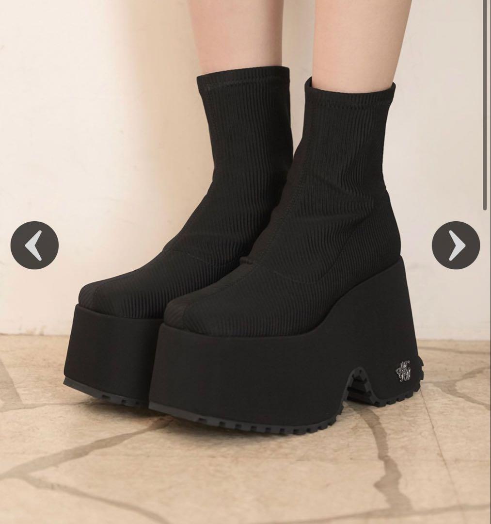 michellMacaron 12cm盛れるショートブーツ S