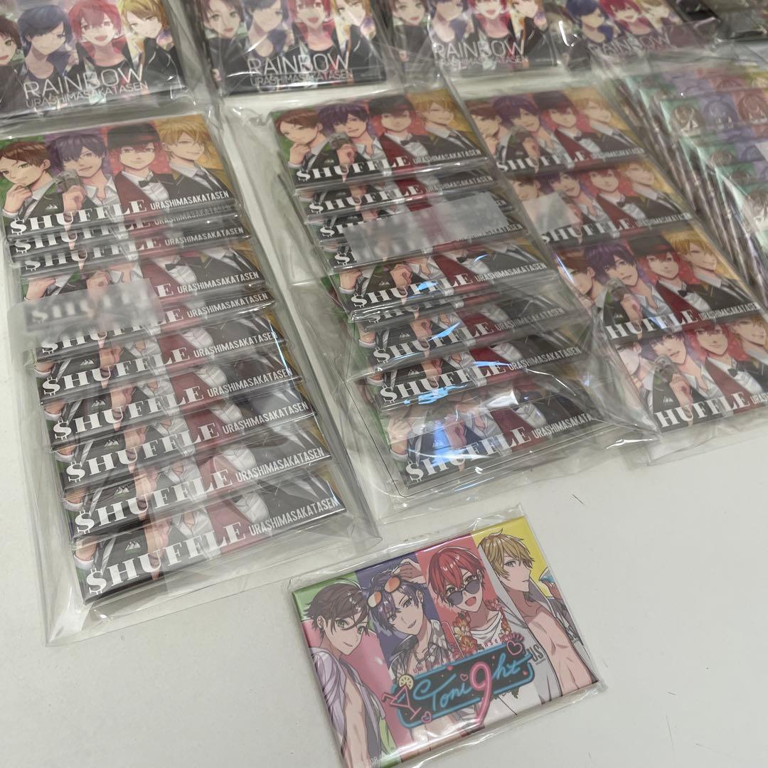 Y55.浦島坂田船 タワレコ 特典 缶バッジ まとめ スクエア セット