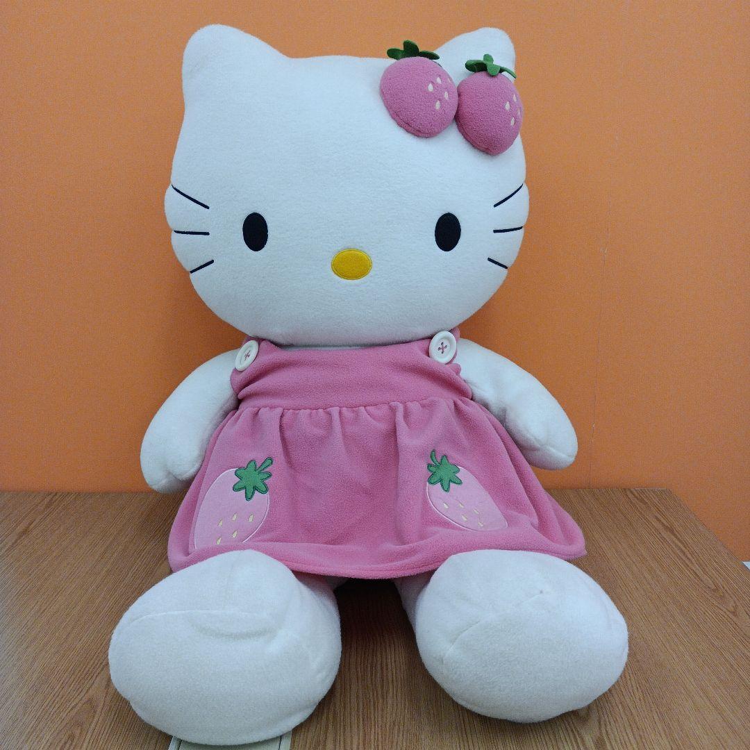 レア/希少　ハローキティ　特大ぬいぐるみ　さくらんぼ　2003年　キティちゃん