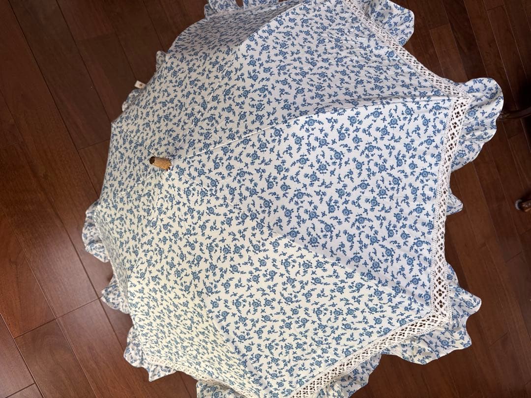 ポロ ラルフローレンPOLORALPHLAUREN晴雨兼用日傘フローラル フリル