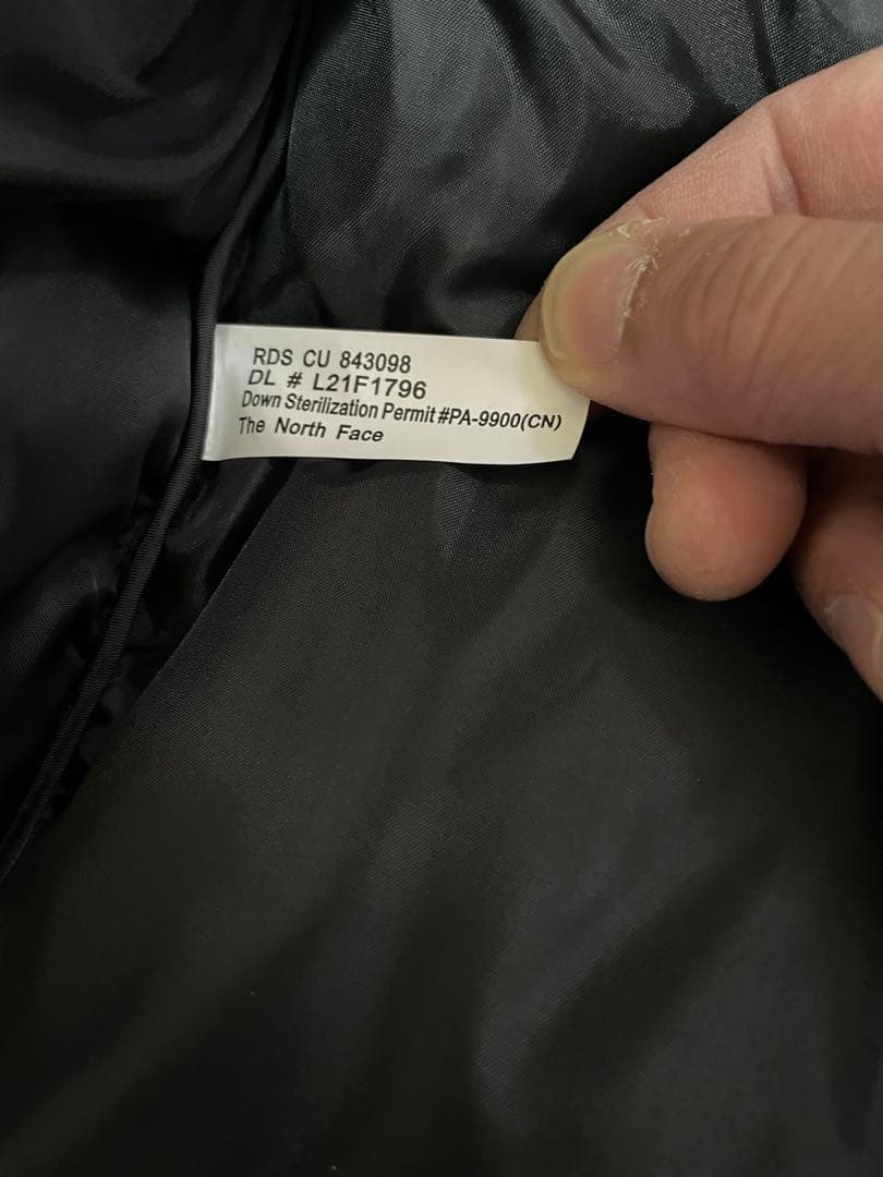 ノースフェイス　ヌプシ　黒　XL