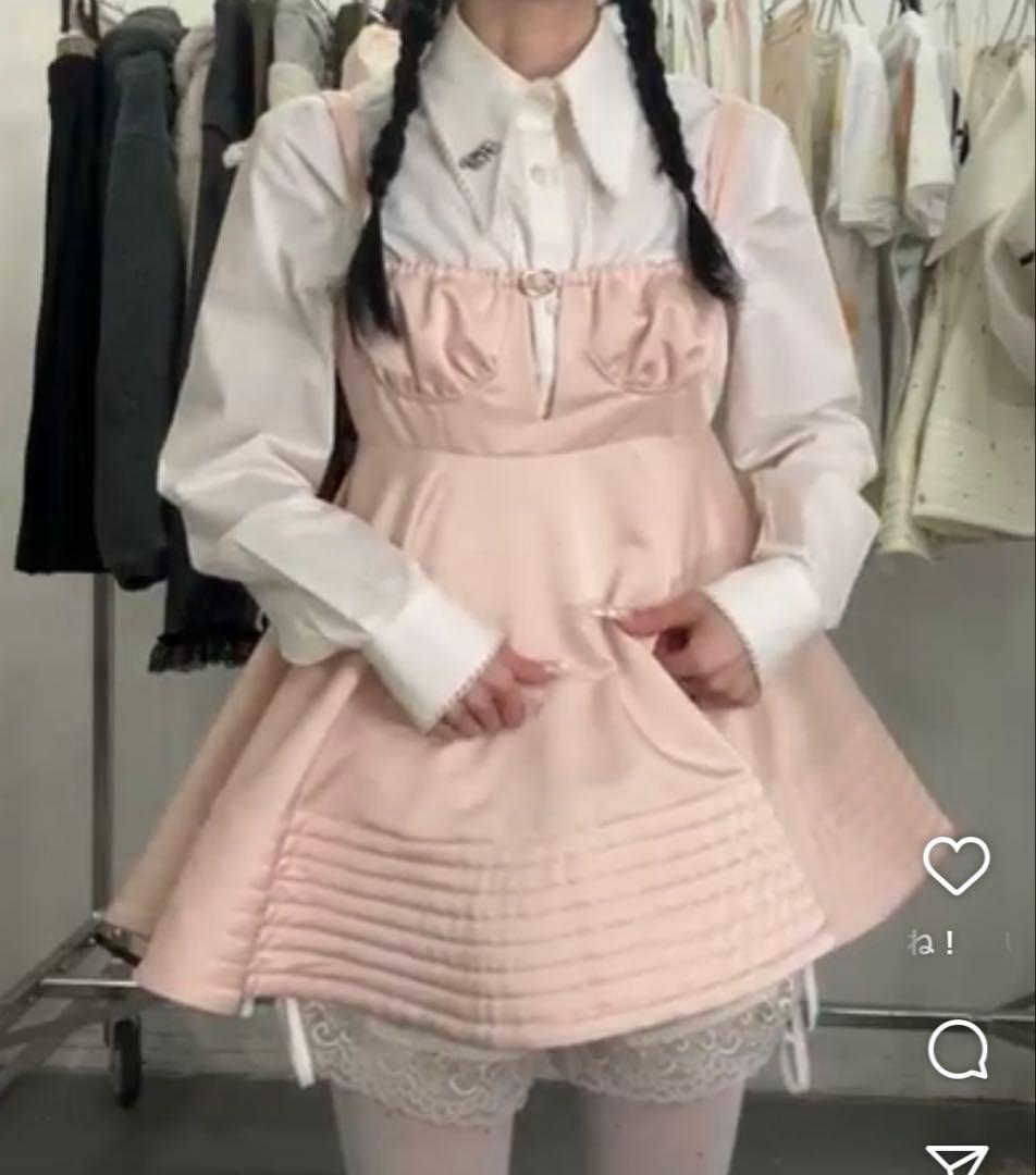 トップス litmus circular bustier #pink