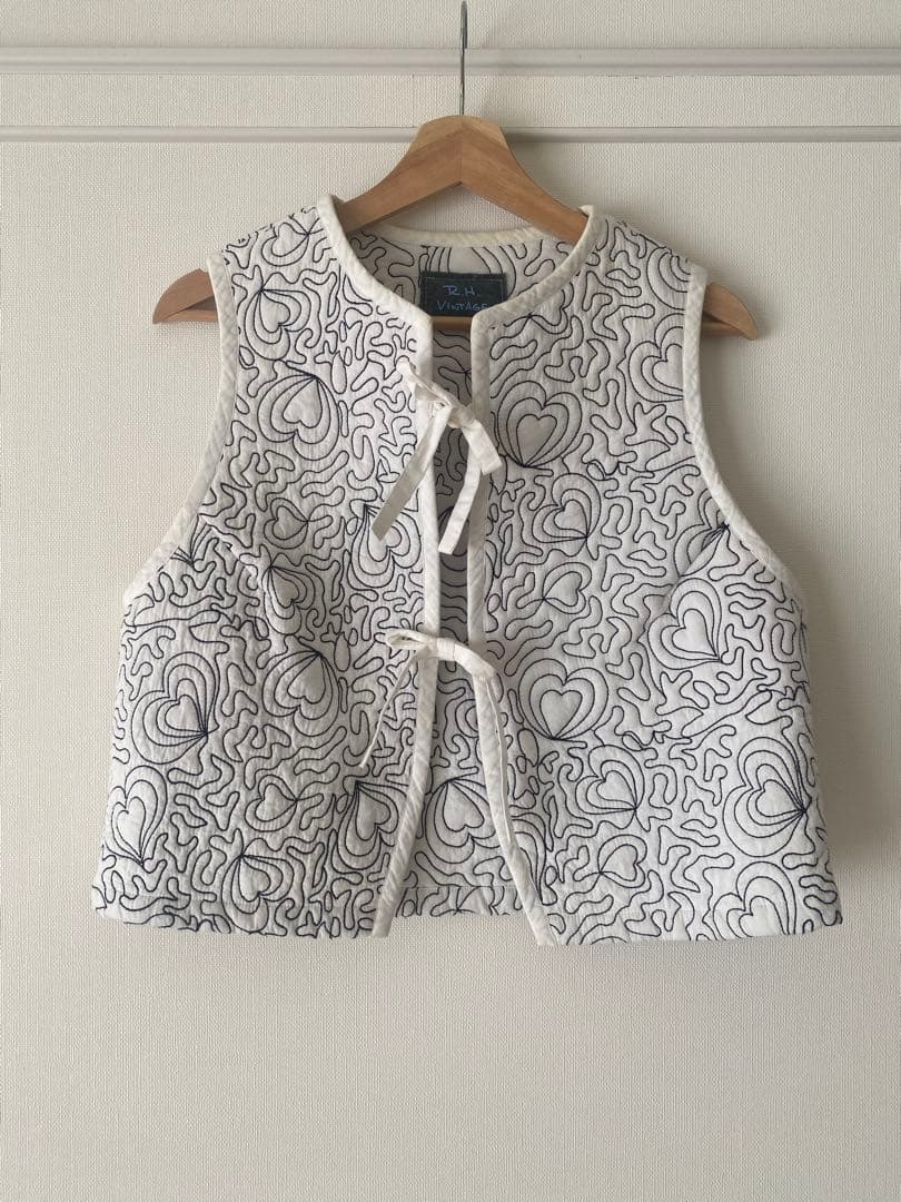 R.H.vintage キルティングベスト