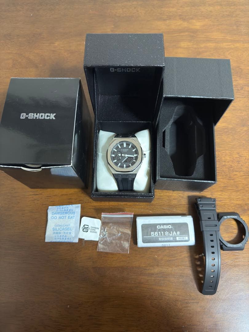 G-SHOCK GA-2100 カシオークカスタム シルバー その他付属品有