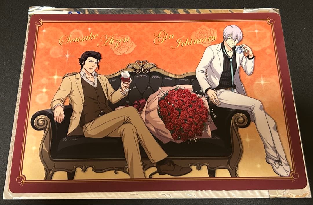 藍染惣右介 市丸ギン BLEACH ブレソル フルカラートレーディング下敷き