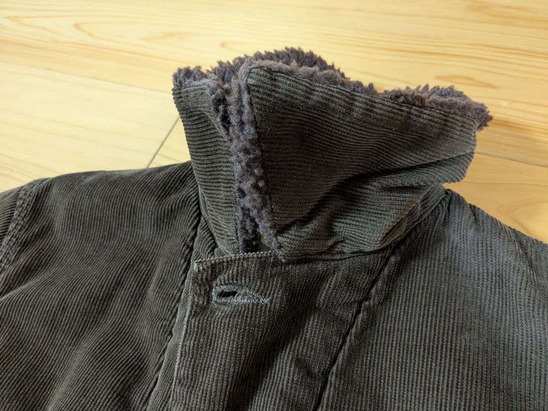 WAREHOUSEボア付きコーデュロイカバーオール サイズ38