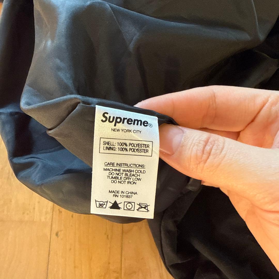 Supreme ハーフジップ ナイロンジャケット M ブラック