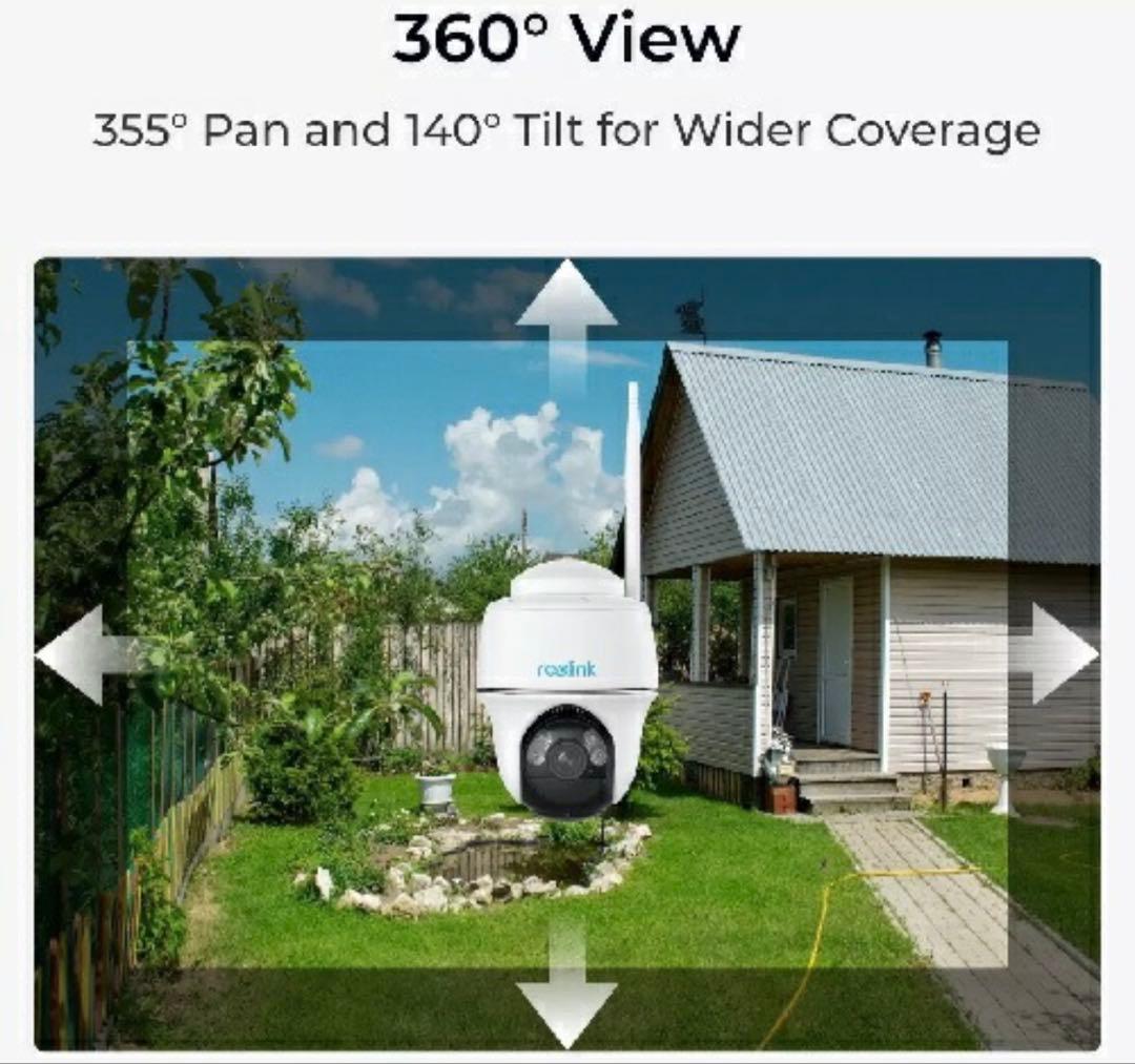 【新品未開封】REOLINK ワイヤレス防犯カメラ（Argus B430）