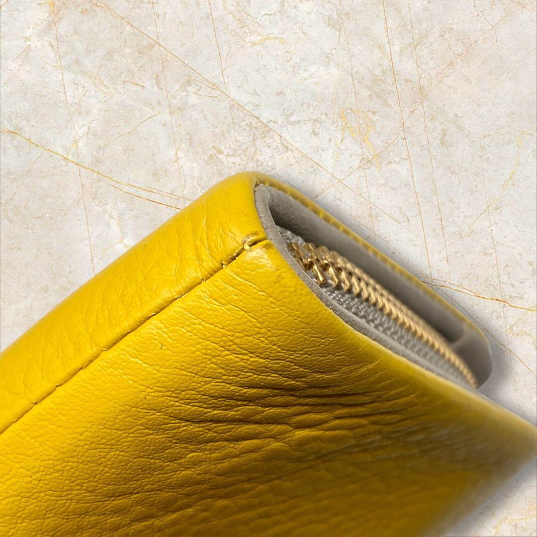 イアパピヨネ 長財布 財布 ねこ イエロー ネコ ear イア 猫 ジップ