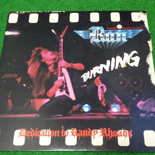 松川敏也（RAN）BURNING 激レア！アナログ盤。稲葉浩志ボーカルデビュー‼